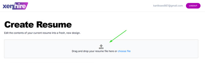 create resume